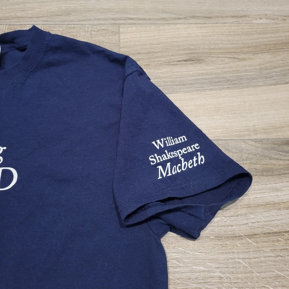 William Shakespeare Birthplace Trust Macbeth Graphic Tee Shirt Unisex L England - Picture 3 of 8